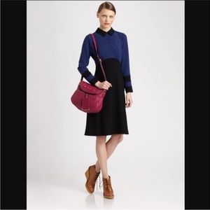 Marc by Marc Jacobs blue and black colorblock dress